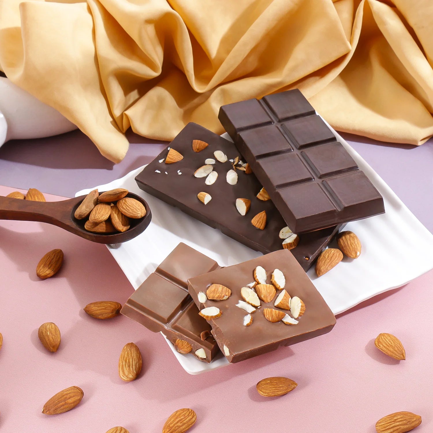 Roasted Almond (Sea Salt) Chocolate Bar
