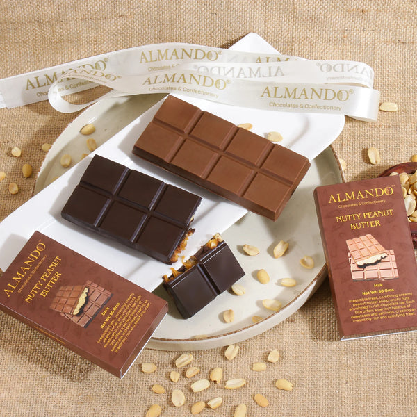 Nutty Peanut Praline Chocolate Bar