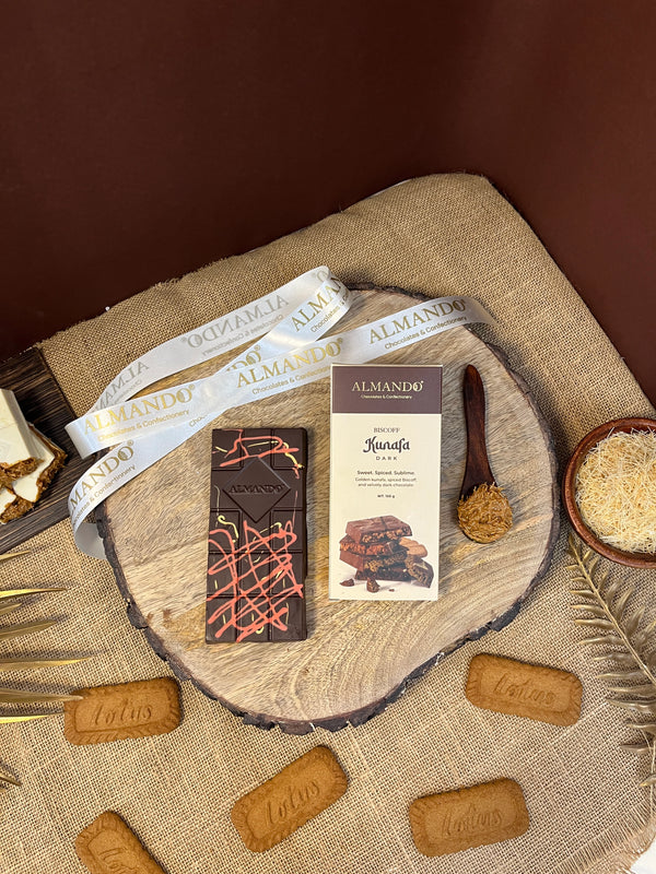 Biscoff Kunafa Chocolate Bar