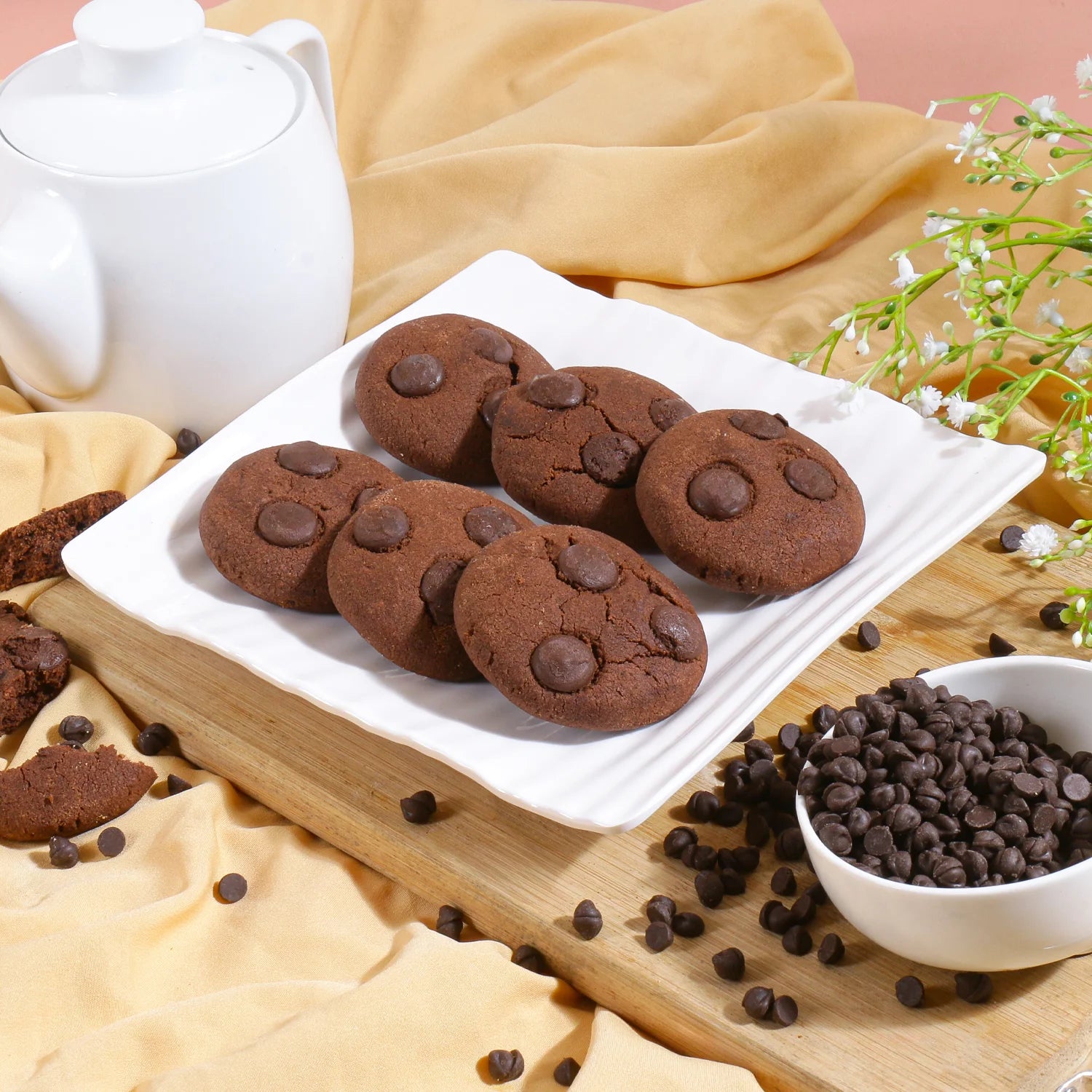 Chocolate Choco Chip Cookies