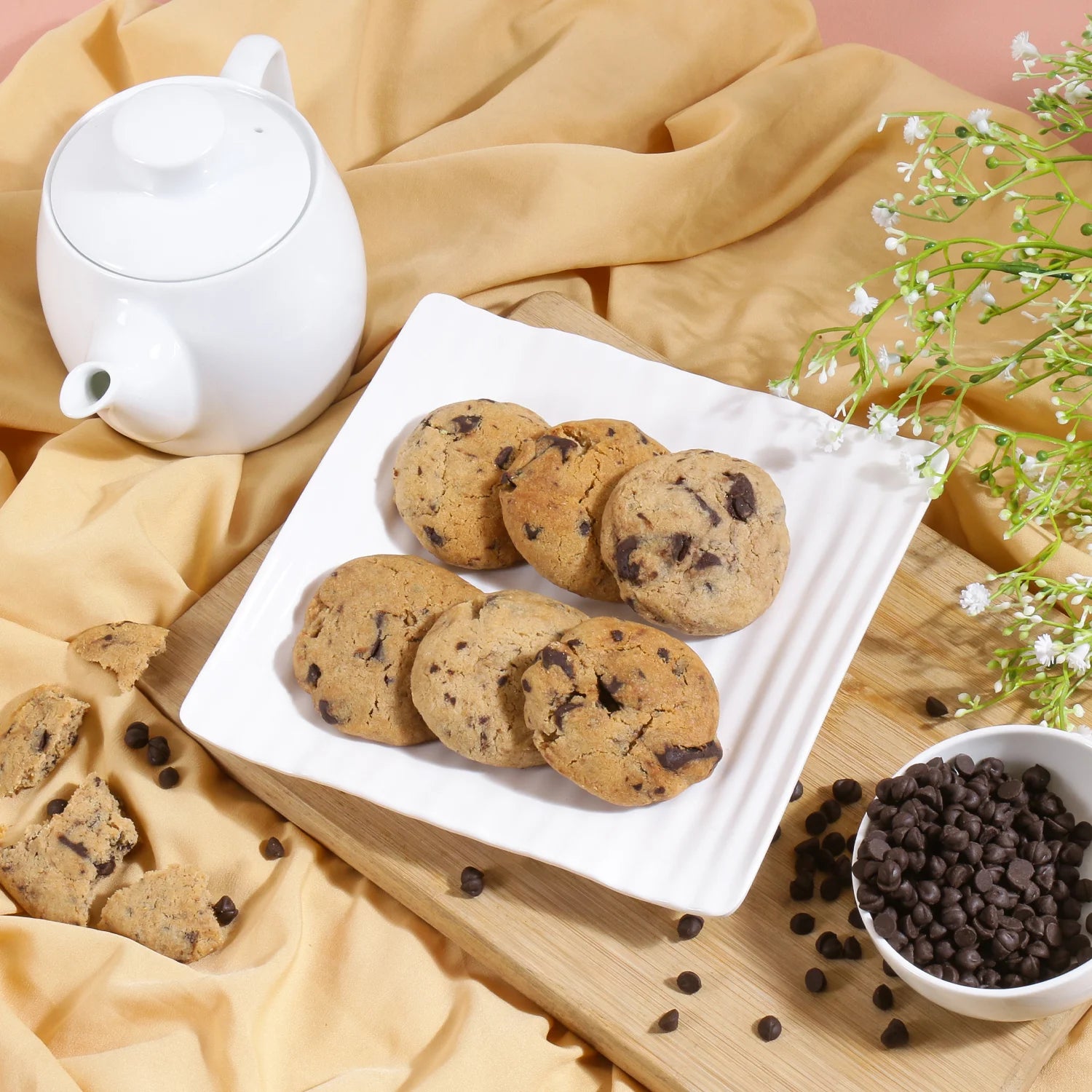 Choco Chunk Chewy Cookies