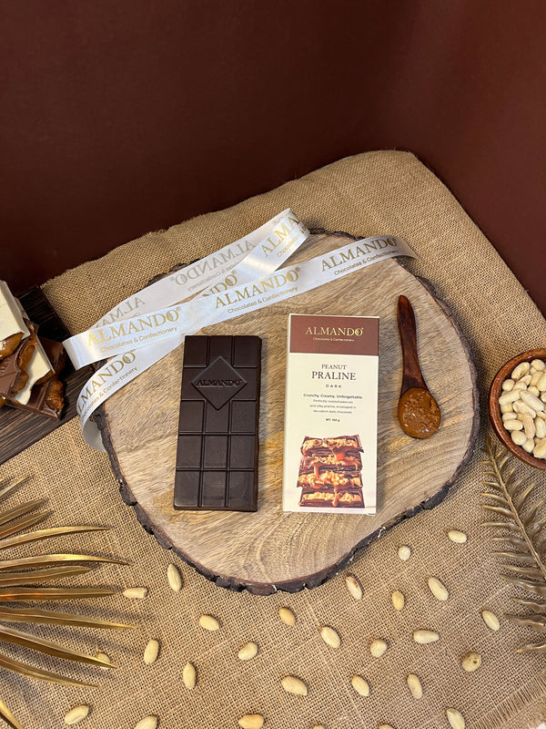Peanut Praline Chocolate Bar