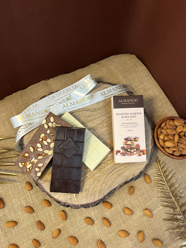 Roasted Almond & Sea Salt Chocolate Bar